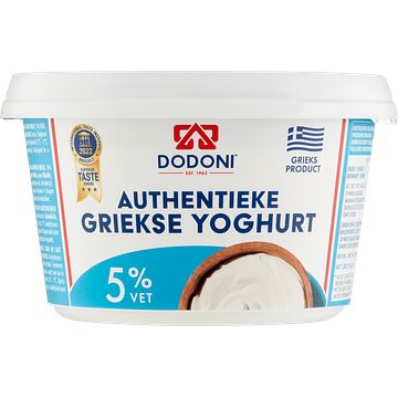 Foto van Dodoni authentieke griekse yoghurt 5% vet 500g bij jumbo