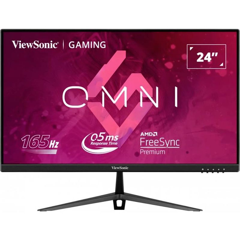 Foto van Viewsonic vx2428 gaming monitor 60.5 cm (23.8 inch) energielabel e (a - g) 1920 x 1080 pixel full hd 0.5 ms hdmi, displayport ips led