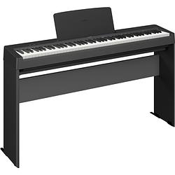 Foto van Yamaha p-145b + l-100b digitale piano zwart - set met onderstel