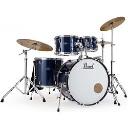 Foto van Pearl rs525sbc/c743 roadshow royal blue metallic drumstel inclusief bekkens