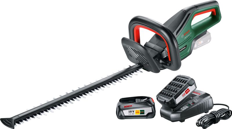 Foto van Bosch universal hedgecut 18v-50 + 18v 2,5 ah accu