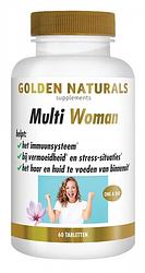Foto van Golden naturals multi strong gold woman tabletten