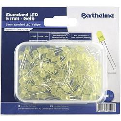 Foto van Barthelme led-assortiment geel rond 5 mm 800 mcd 35 ° 30 ma 2 v