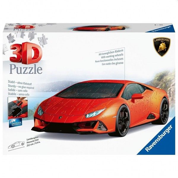 Foto van Ravensburger 3d-puzzel 108 stukjes - lamborghini huracán evo