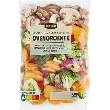 Foto van Jumbo kastanjechampignon & broccoli ovengroente 600g