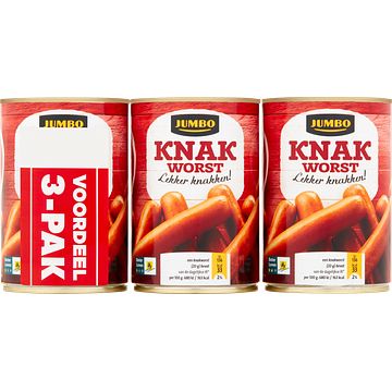 Foto van Jumbo knakworst 3 x 400g