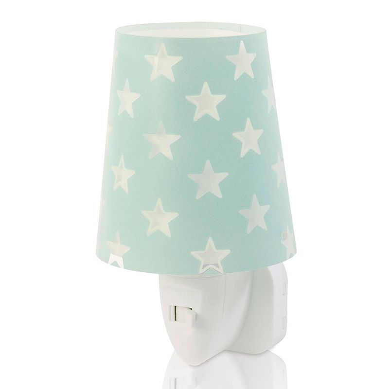 Foto van Dalber nachtlamp led stars 14 cm groen