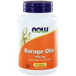 Foto van Now borage olie 1000mg capsules