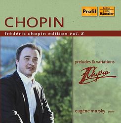 Foto van Chopin: preludes & variations - vol - cd (0881488040739)