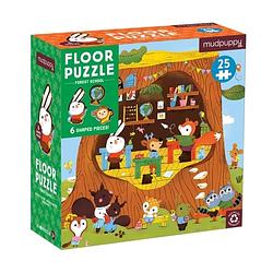 Foto van Forest school 25 piece floor puzzle with shaped pieces - puzzel;puzzel (9780735376922)