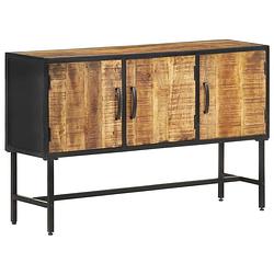 Foto van Vidaxl dressoir 110x30x70 cm ruw mangohout