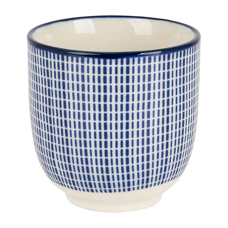 Foto van Cup blue print - stripes - 150 ml