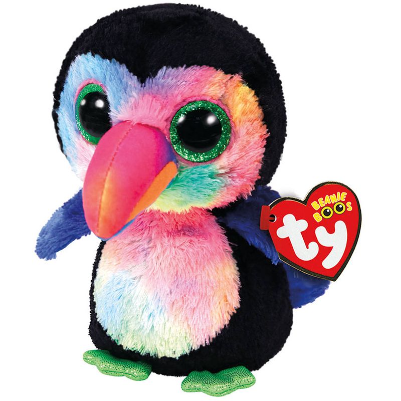 Foto van Ty beanie boo's knuffel toekan beaks - 24 cm