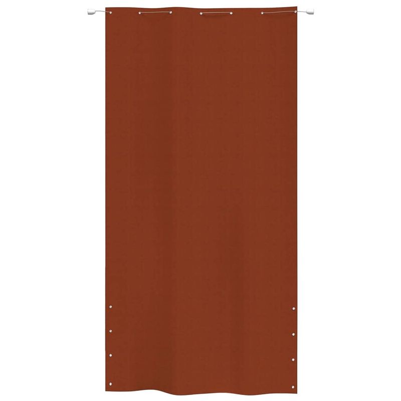 Foto van The living store balkonscherm terracotta - 140 x 240 cm - waterbestendig