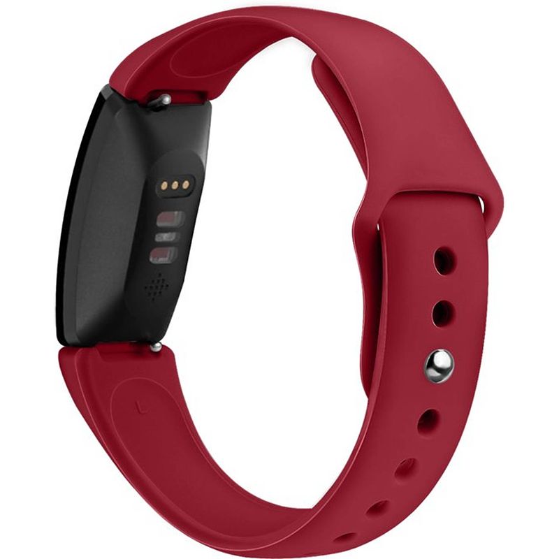 Foto van Smartphoneclip - bandje siliconen rood - voor fitbit inspire (hr,2)