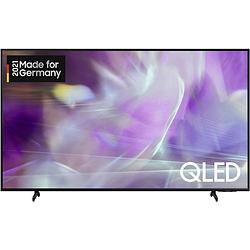 Foto van Samsung gq65q60a qled-tv 163 cm 65 inch energielabel f (a - g) dvb-t2, dvb-c, dvb-s2, uhd, smart tv, wifi, pvr ready, ci+* zwart