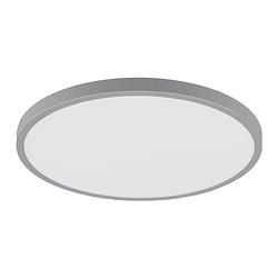 Foto van Eglo fueva 1 plafondlamp - rond slim design - led - ø 40 cm - zilver/wit