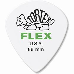 Foto van Dunlop 468p088 tortex flex jazz iii pick 0.88 mm plectrumset (12 stuks)