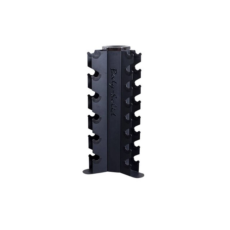 Foto van Body-solid vertical dumbbell rack gdr80 - metaal