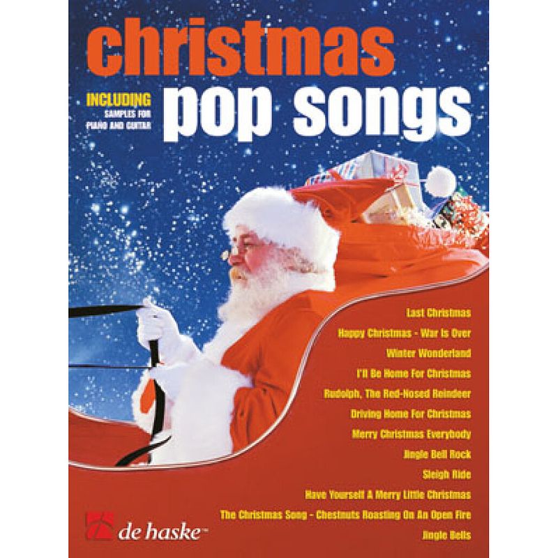 Foto van De haske christmas pop songs songboek voor piano, gitaar en zang