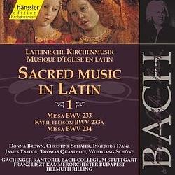 Foto van J.s. bach: sacred music in latin 1 (bwv233,233a,234) - cd (4010276015710)