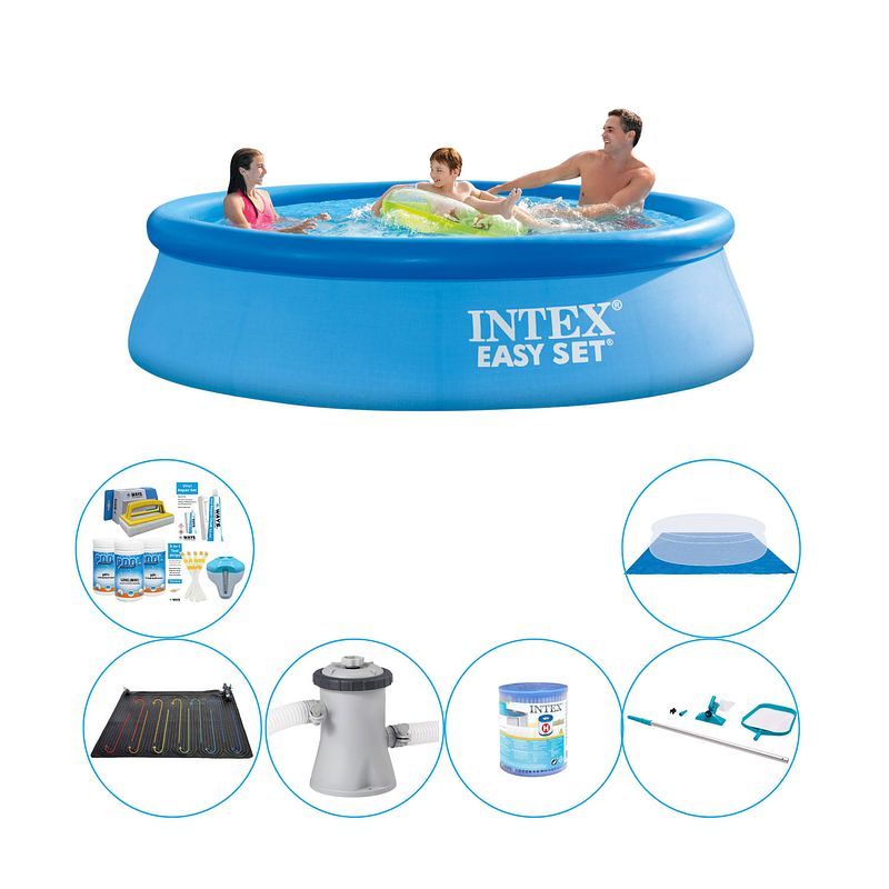 Foto van Intex easy set rond 305x76 cm - 7-delig - zwembad pakket