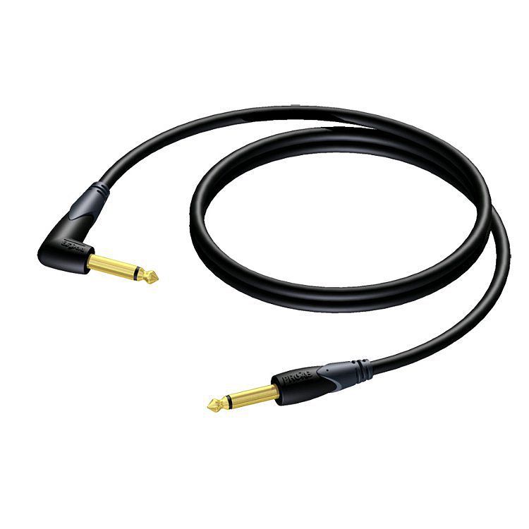 Foto van Procab cla650 classic instrumentkabel jack haaks - jack 3m