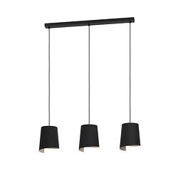 Foto van Eglo bolivia hanglamp - e27 - 88 cm - zwart