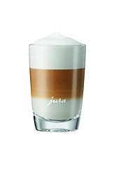 Foto van Jura latteglas105mm2 koffie accessoire transparant