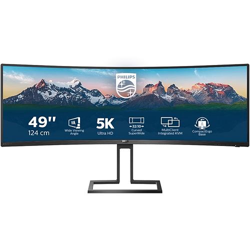 Foto van Philips dual qhd ultra wide monitor 498p9/00