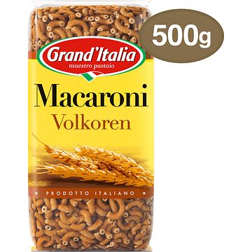 Foto van Grand'sitalia pasta macaroni volkoren 500g bij jumbo