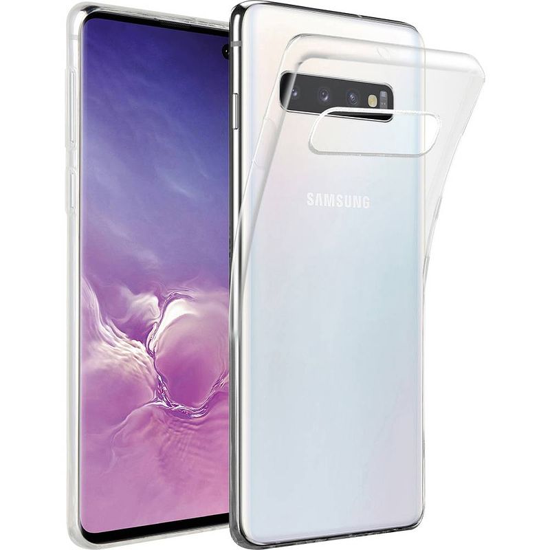 Foto van Vivanco super slim backcover samsung galaxy s10 transparant