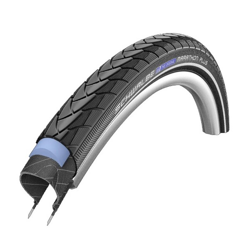 Foto van Schwalbe buitenband marathon plus 26 x 1 3/8 (37-590) zwart