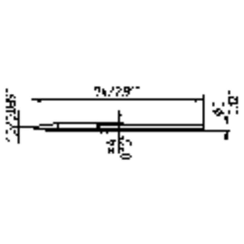 Foto van Ersa 212 cd lf soldeerpunt beitelvorm grootte soldeerpunt 1 mm inhoud: 1 stuk(s)