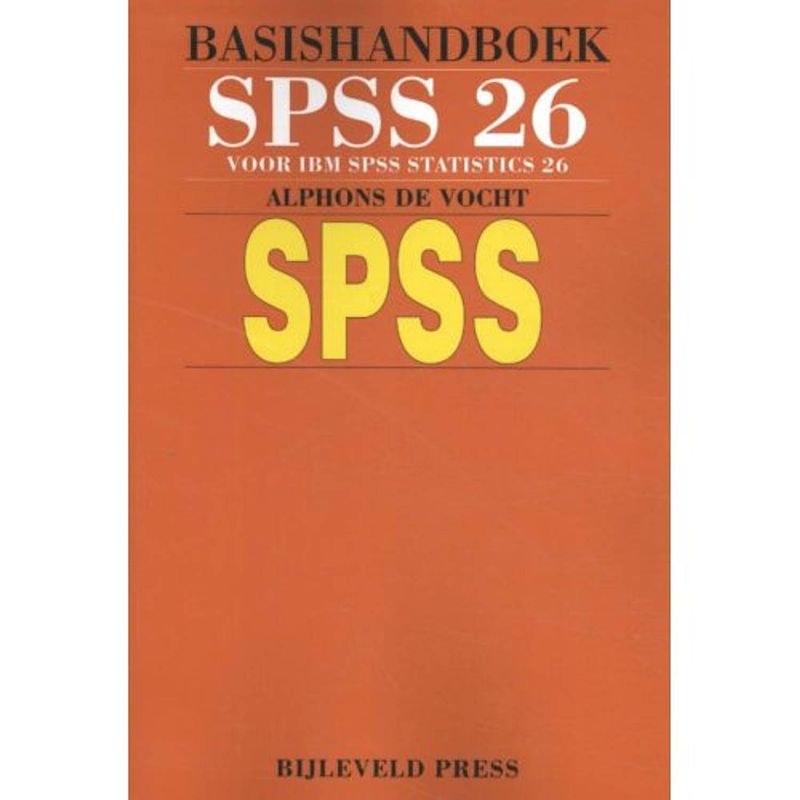 Foto van Basishandboek spss 26