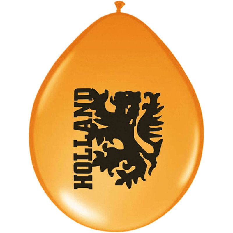 Foto van Oranje ballonnen holland 8 stuks - ballonnen