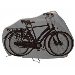 Foto van Fietshoes - zwart - voor 2 fietsen - waterdicht - met slotgaten - beschermhoes fietsen - fietshoes