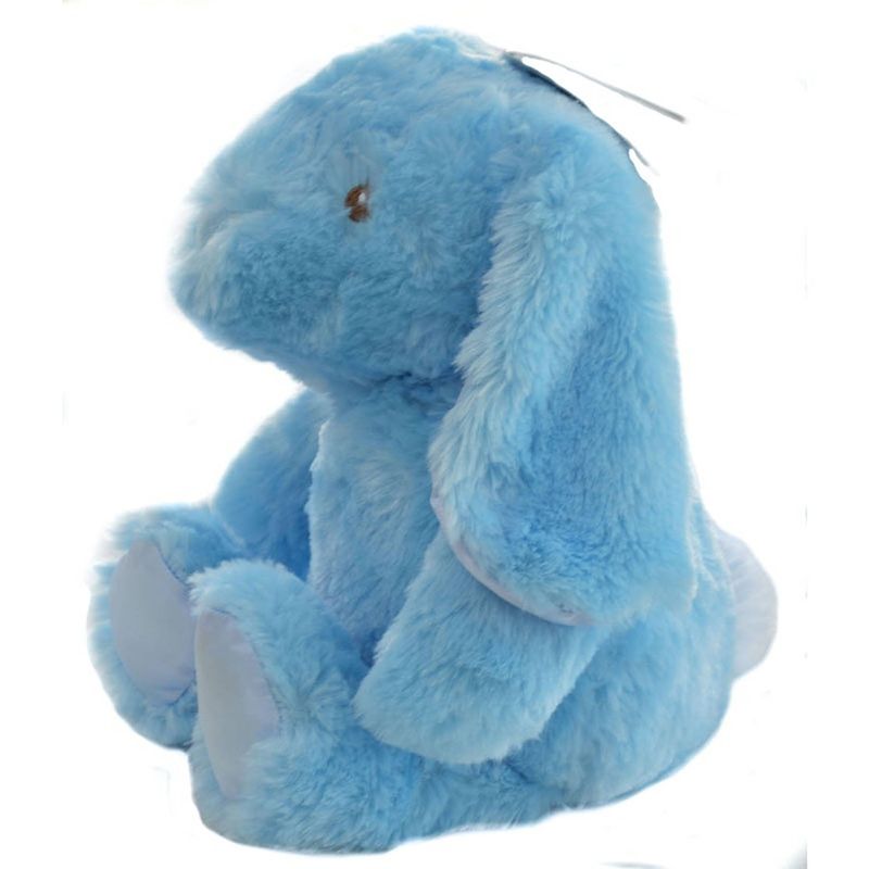 Foto van Soft touch knuffelkonijn junior 28 cm polyester blauw