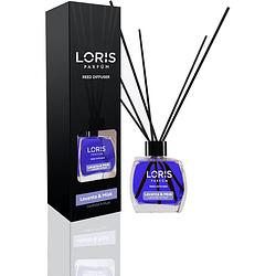 Foto van Loris - parfum - geurstokjes - huisgeur - huisparfum - lavender & musk - 120ml