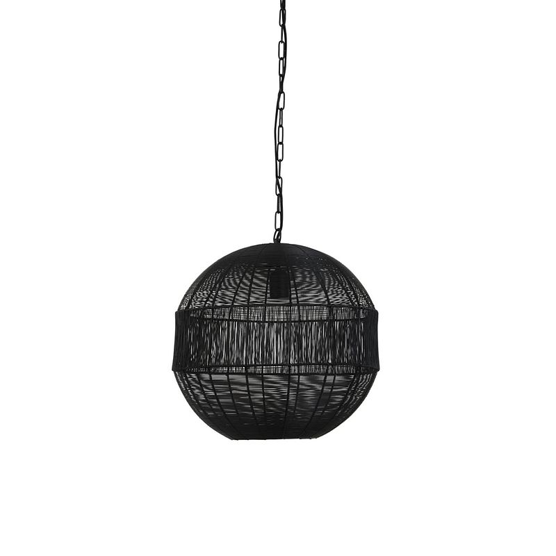 Foto van Light & living - hanglamp pilka - 45x45x47 - zwart