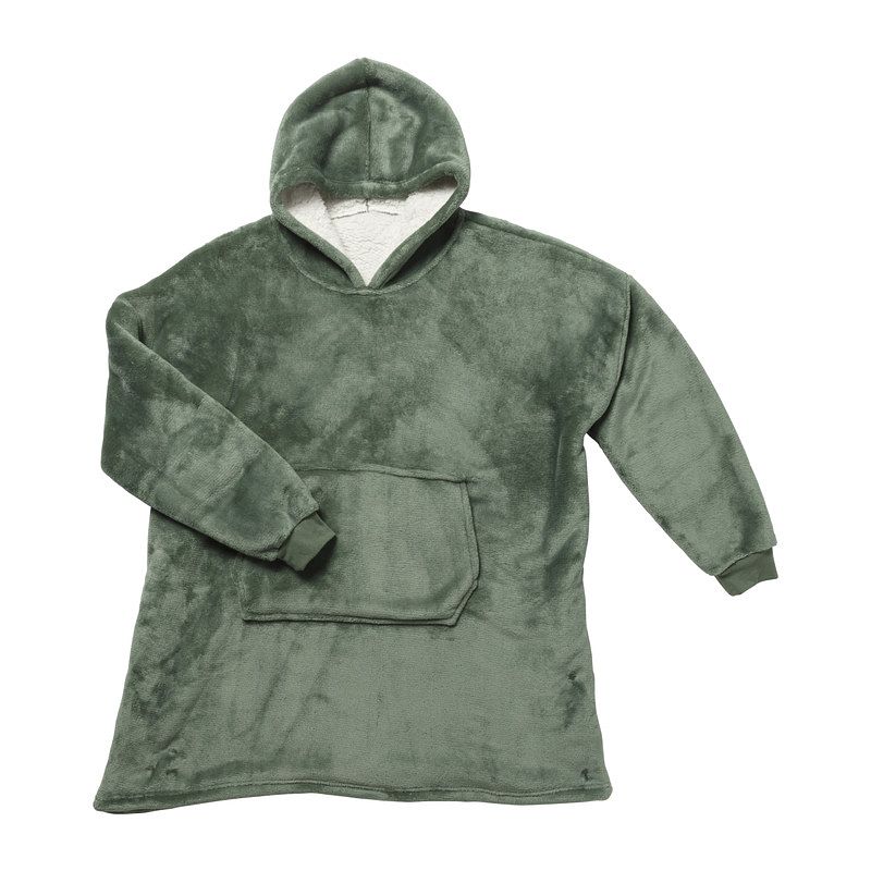 Foto van Oversized hoodie - groen - one size