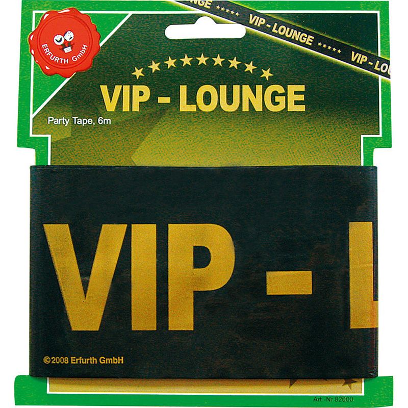 Foto van Markeer afzetlint vip-lounge 6 meter - markeerlinten