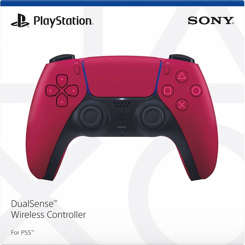 Foto van Sony dualsense wireless controller cosmic red gamepad playstation 5 rood