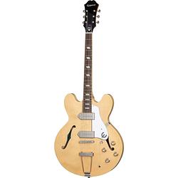 Foto van Epiphone original collection casino natural semi-akoestische gitaar met premium gigbag