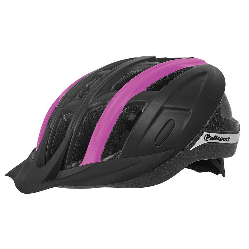 Foto van Polisport ride in fietshelm m 54-58cm zwart/fuchsia