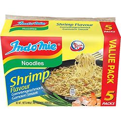 Foto van Indomie noodles shrimp flavour value pack 5 x 70 g bij jumbo