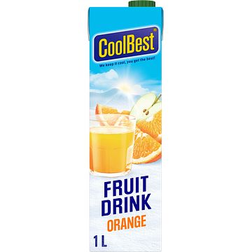 Foto van Coolbest fruitdrink orange 1l bij jumbo