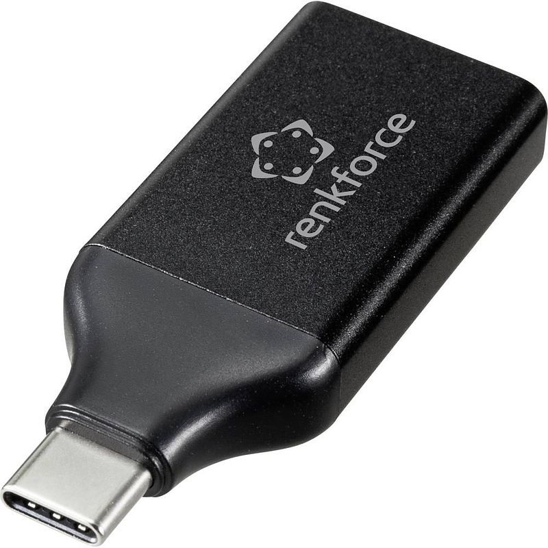 Foto van Renkforce rf-4600986 usb-c / hdmi adapter [1x usb-c stekker - 1x hdmi-bus] zwart