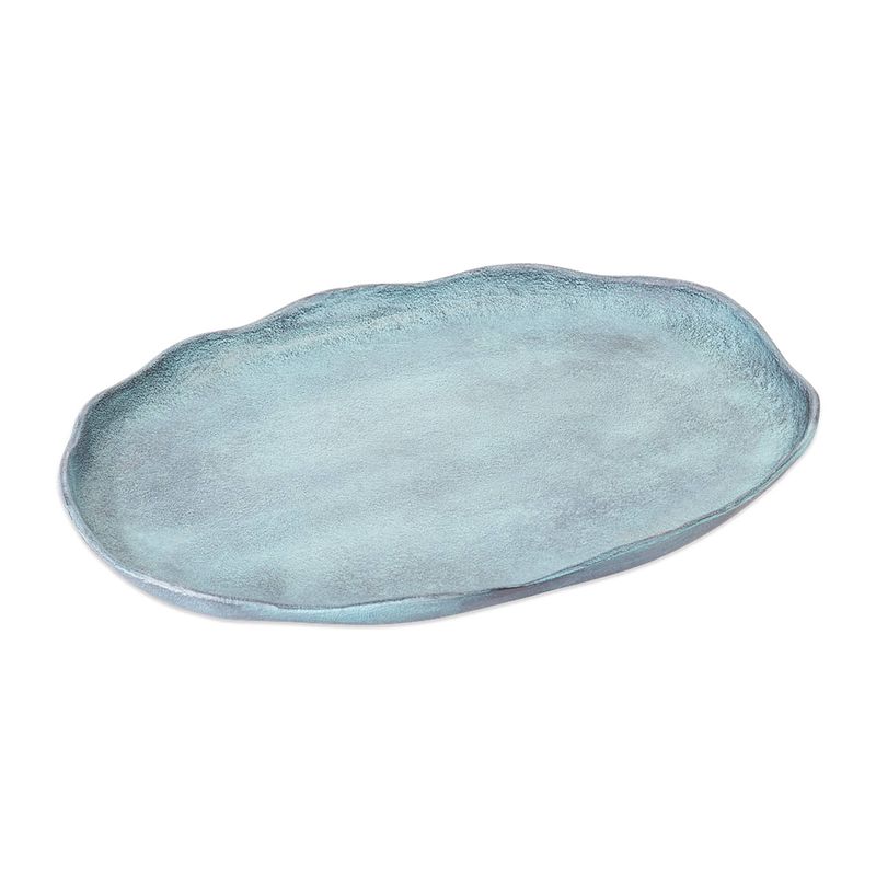 Foto van Benoa jackson blue patina oval plate 49 cm