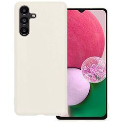 Foto van Basey samsung galaxy a13 5g hoesje siliconen hoes case cover samsung galaxy a13 5g-wit